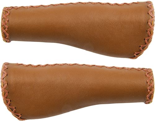 Velo poignées Retro Ergo 13, 5cm brun par paire