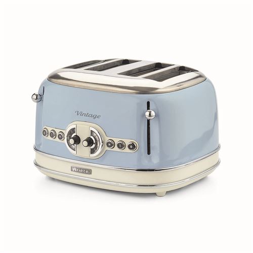 Ariete Grille pain 4 fentes bleu céleste vintage - vue 4