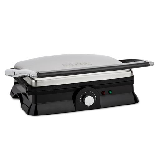 H.koenig Inox Gr20 - Plancha/Gril -Électrique - 698 Cm ² - Noir