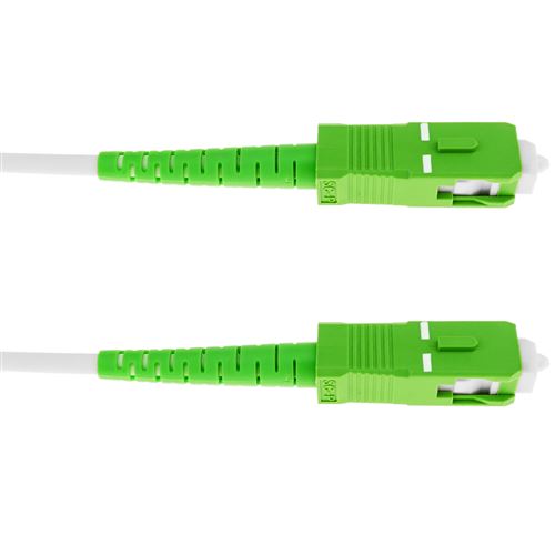 Câble fibre optique simplex monomode 9/125 - SCAPC/SCAPC ColorBox Longueur  Cable reseau 3 m
