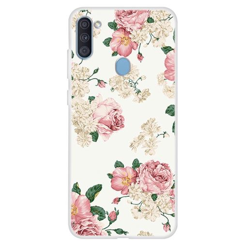Coque en TPU impression de motifs une rose pour votre Samsung Galaxy A11
