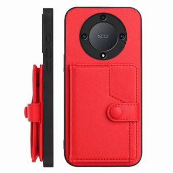 Étui Pour Honor X9A Haute Qualité Unique Incision Précise Fonction Baillou FOXDOCK Rouge - 1