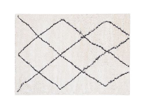 Tapis style berbère LIGHT B - Beige et noir - 160 x 230 cm