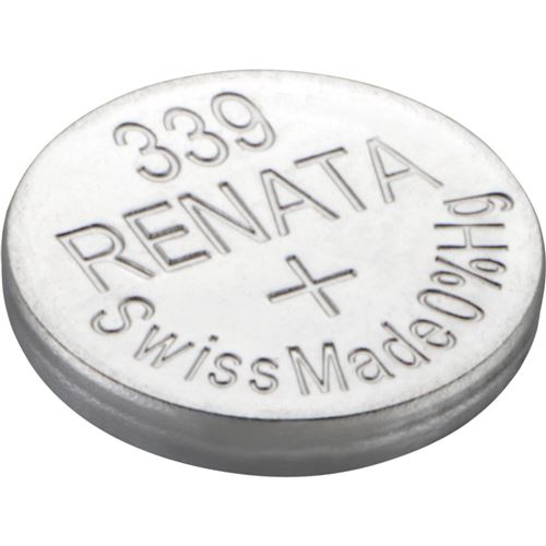 RENATA Pile bouton Silver Oxyde 339 / SR614 SW 0% mercure