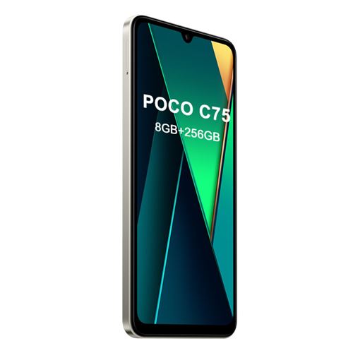 Smartphone XIAOMI POCO C75 Or 8 GO 256 Go écran 6.88 5160mAh 50MP