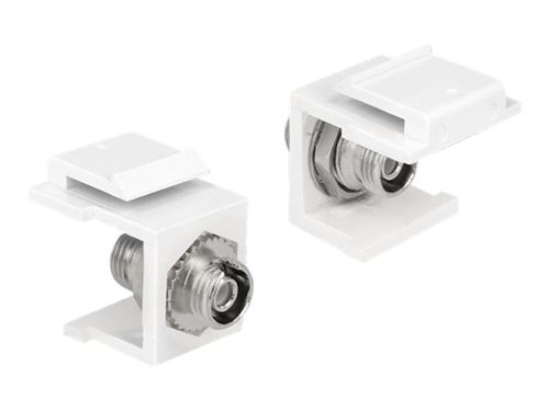Delock Keystone module - Boîtier modulaire (couplage) - FC - blanc