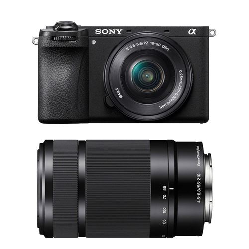 Sony appareil photo hybride alpha 6700 noir + 16-50 + 55-210