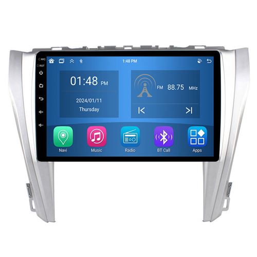 Autoradio RoverOne® Bluetooth CarPlay Android Auto Navigation 4Go RAM 64Go ROM pour Toyota Camry 7 XV 50 55 2014-2017