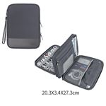 étui Protection Accessoires Milageto Pour Sac De Batterie Sac De Rangement De Batterie Organisateur Câbles Numérique Nylon