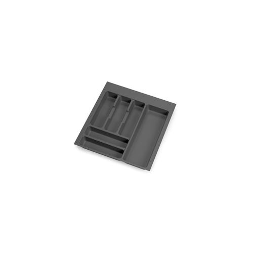 Emuca Gris 8333223 Range Couverts Optima Vertex Concept, Profondeur 500Mm, Plateau 16Mm, Module 500Mm, Plastique, Antracite - Image 4