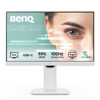 Écran BENQ GW2486TC - 24' Full HD 100Hz (Blanc)