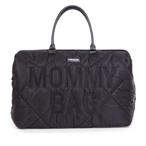 Mommy Bag Sac à langer matelassé Noir