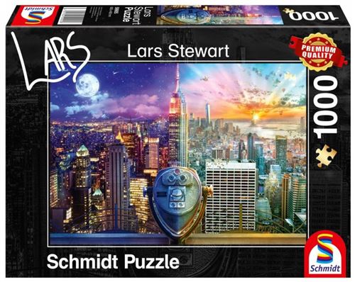 Puzzle Schmidt - Lars Stewart : Nuit et jour : New York, 1000 pièces