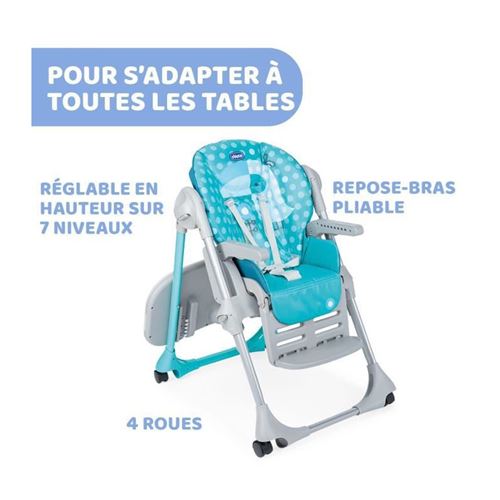 Chicco - Chaise haute Polly Easy