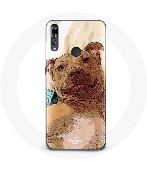 Coque pour Huawei p30 lite American Pit Bull Terrier Marron Maniacase