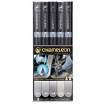 Set 5 marqueurs Chameleon Couleurs grises