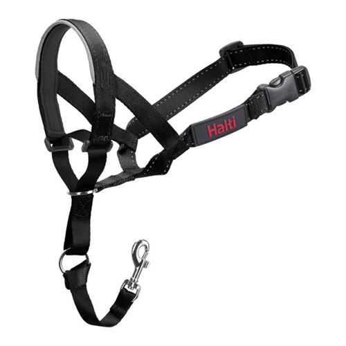 Comparer les prix de Collier d entraînement pour chiens Company of Animals Halti Muselière 3140 cm Noir