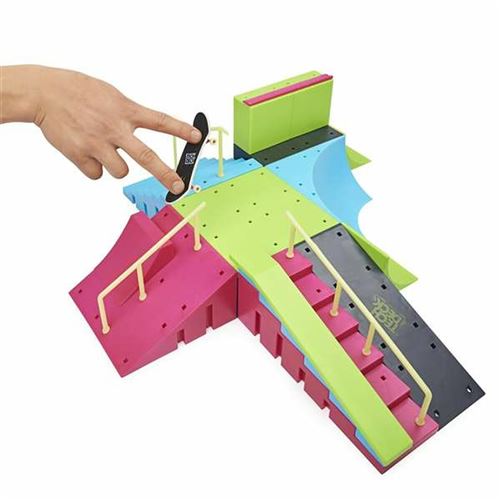 Tech Deck Ensemble de rampes de skateboard Neon Mega Park