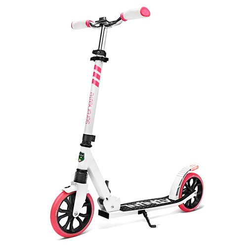Trottinette Freestyle - SereneLife - Rose - Hauteur Réglable