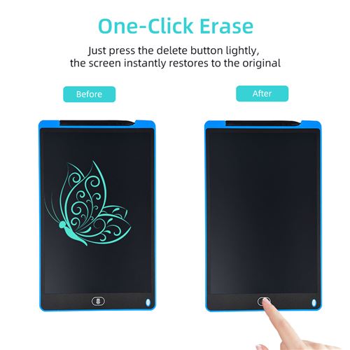 Tablette d'écriture LCD effaçable avec stylo Idéale pour Dessin -  Totalcadeau