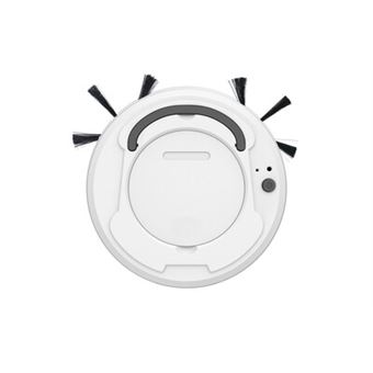 Aspirateur robot multifonction intelligent 1200 pa 3. 7v 1200mah rechargeable blanc - 1