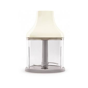 Mixeur plongeant et ses accessoires crème - Smeg - Beige - Plastique