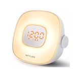 Radio-réveil lumineux double alarme blanc Muse ML-198CR