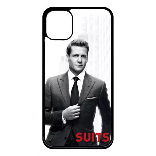 Coque My-Kase pour iPhone 11 - suits harvey specter - Plastique Noir
