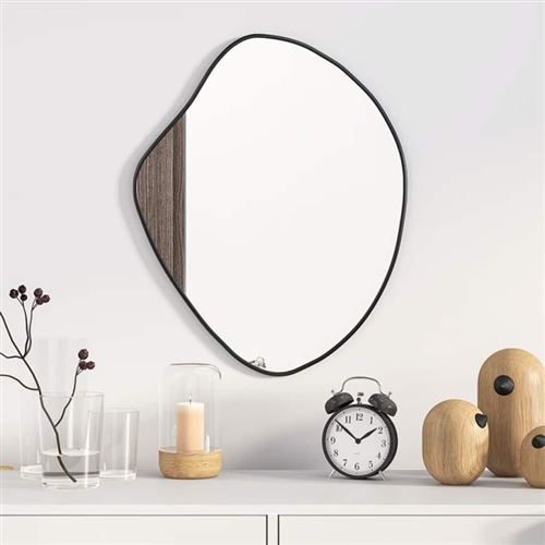 Vidaxl Noir Miroir Mural - Image 3
