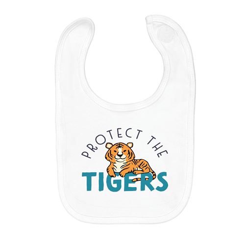 Fabulous Bavoir Coton Bio Protect the Tigers