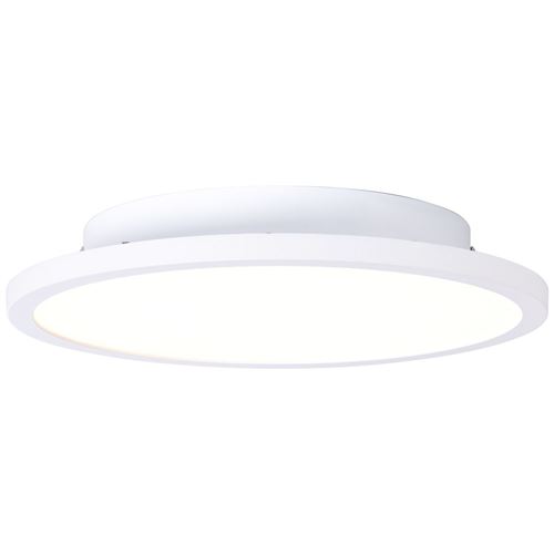 BRILLIANT Plafonnier LED Buffi 25cm sable / blanc / blanc chaud