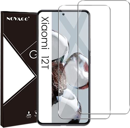 Avizar Verre Trempé pour Xiaomi 12 et 12X Ultra-résistant Dureté 9H  Anti-traces Noir - Protection écran - LDLC