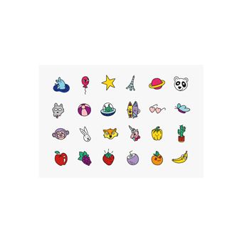 2 vernis + 24 stickers ongles - POP, Coffret Stickers et Vernis