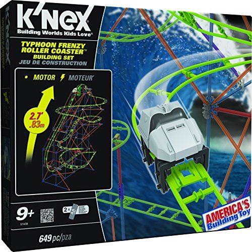 K'nex - 31115 - typhon montagnes russes frénésie - rouge