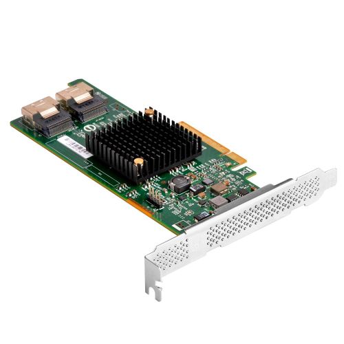 SilverStone SST- ECS04 - Carte PCI-E Express Gen 3.0 niveau serveur x8 ports SAS / SATA (6Gb/s) contrôleur LSISAS2308, support profile bas, RAID 0,1,1E,10