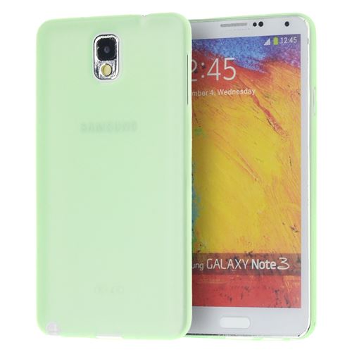 doupi UltraSlim Coque pour Samsung Galaxy Note 3, fin mat ultra mince et ultra léger Bumper Cover Housse de Protection, vert