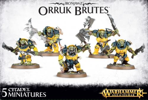 Games Workshop Warhammer AoS Ironjawz Orruk Brutes Matières plastiques - vue 2