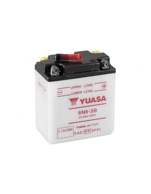 Batterie YUASA 6N6-3B conventionnelle