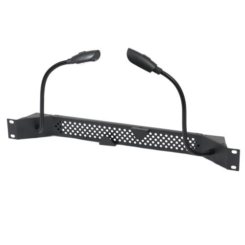 Innox LITE-2x19-RGB 2x col de cygne LED, rack 1U, RGB multicolore
