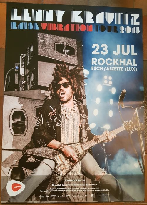 Lenny KRAVITZ - Rise Vibration Tour 2018 - AFFICHE