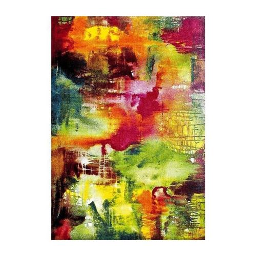 BELIS Tapis de salon moderne multicolore 80x150 cm