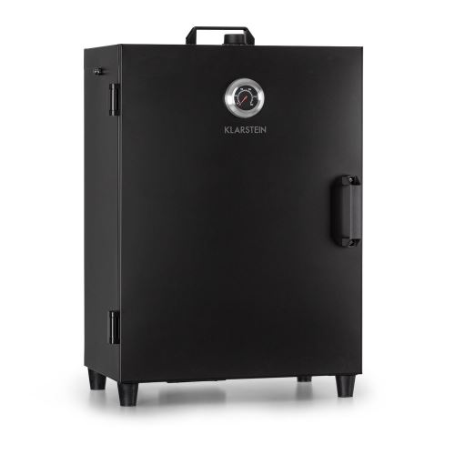 Klarstein Flintstone Fumoir électrique / Smoker pour viande & poisson - 1600W - Thermométre - noir