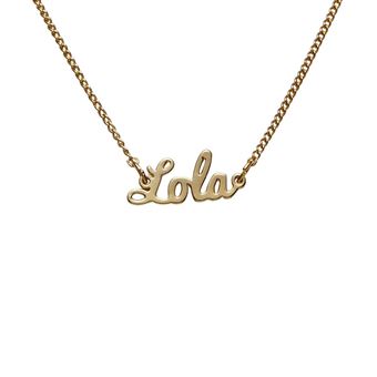 Bracelet Pendentif Personnalisé DRAEGER Pour Prénom Lina - Doré, Environ 14 Cm, Neuf Avec étiquettes, Référence 76000436
