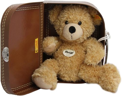 Steiff Ours Teddy Fynn dans sa valise