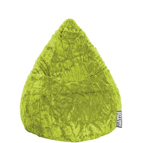 Pouf Fluffy XL vert anis