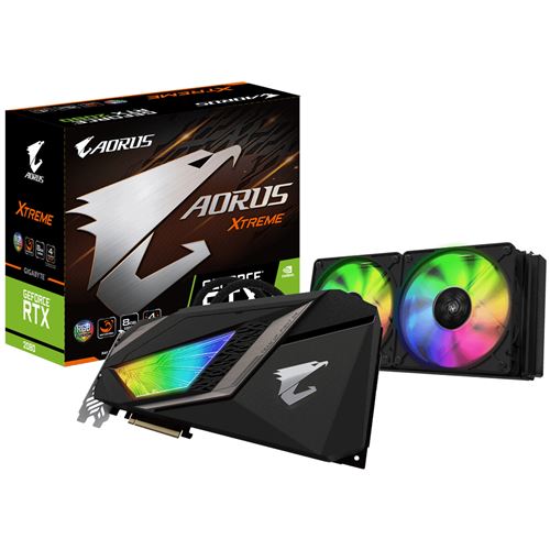 GIGABYTE AORUS GeForce RTX 2080 Xtreme WATERFORCE 8G [Classe énergétique A]
