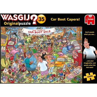 Puzzle 1000 pièces Diset Wasgij Original 35 Car Boot Capers !