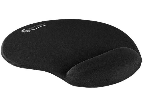 GeneralKeys : Tapis de souris ergonomique haut de gamme avec support gel au poignet, noir