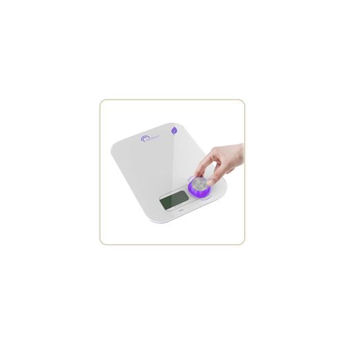 Little Balance Green Power Kinetic Flower - Balance de cuisine - blanc et prune