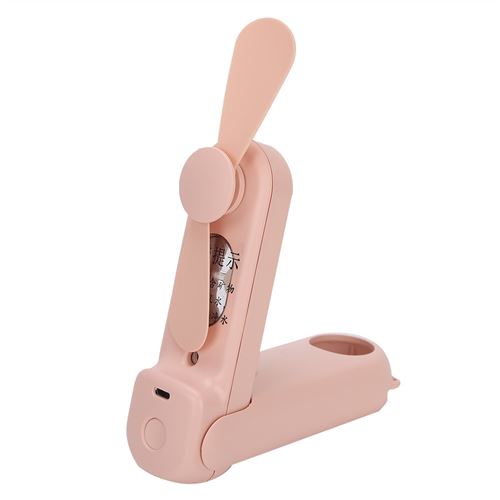 Mini ventilateur de refroidissement USB vaporisateur 20 ml - Rose